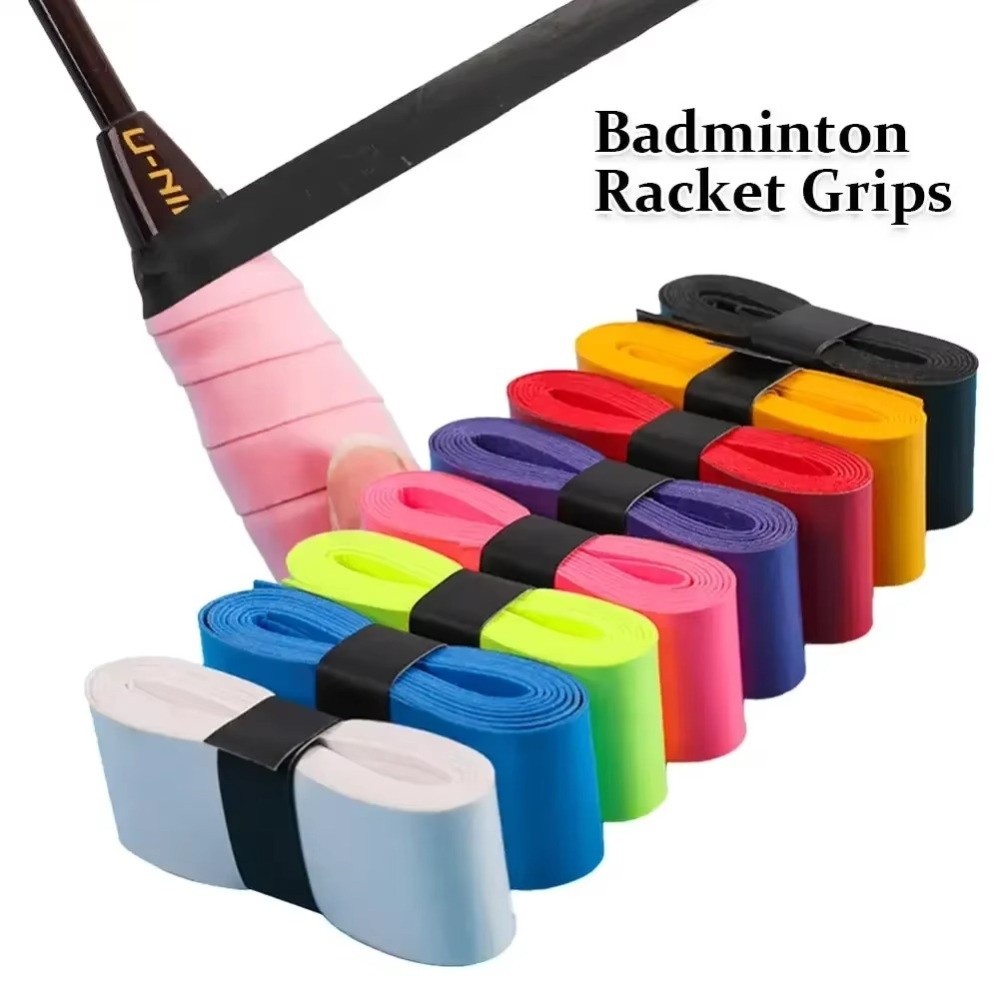 Fishing Rod Wrap Tape - เทปพันด้ามไม้แบดมินตัน PU กันลื่น ดูดซับแรงกระแทก ด้ามจับไม้แบดมินตันแบบหนา ดูดซับเหงื่อ