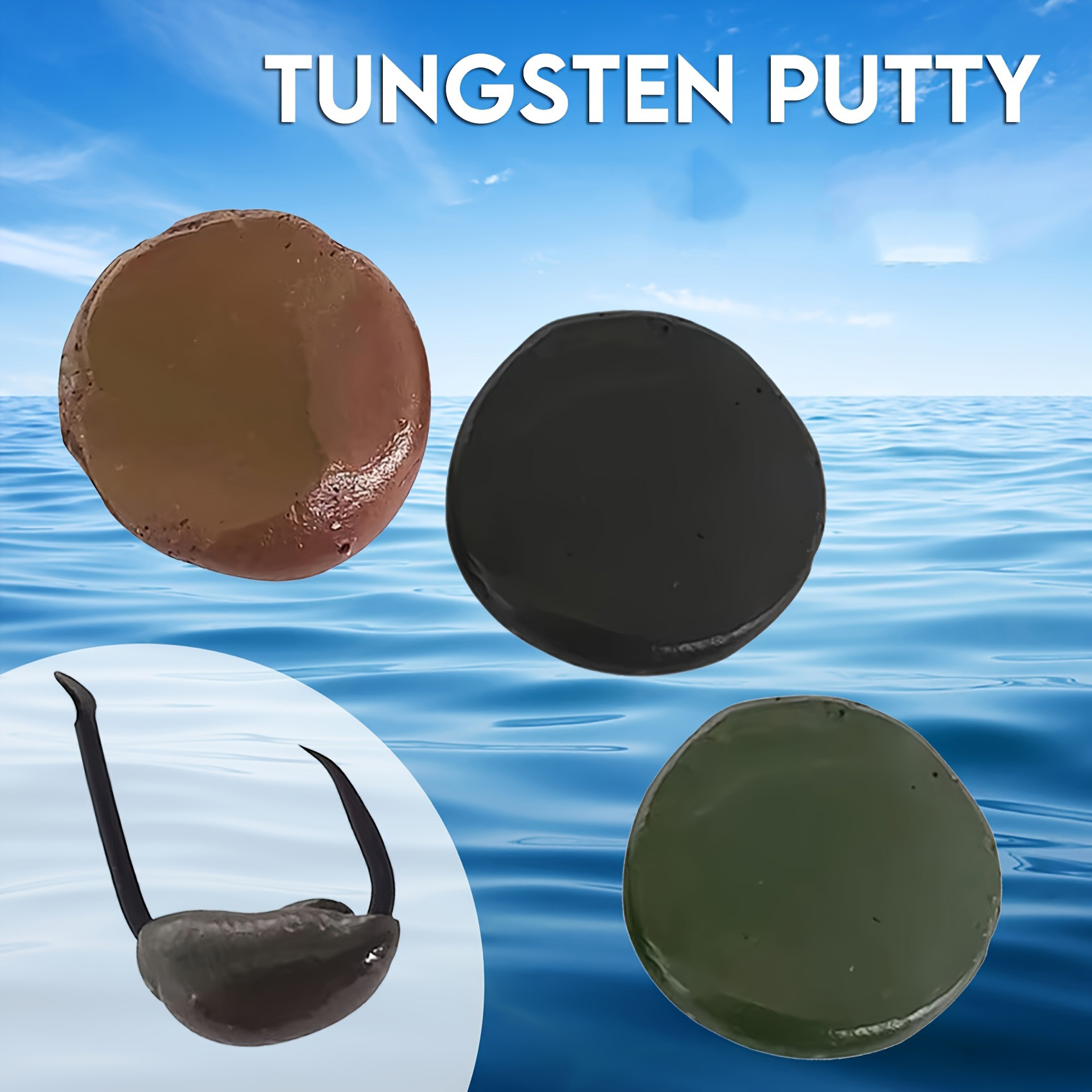Tungsten Sinkers - ทังสเตนฉาบ 0.5 ออนซ์ (15 กรัม) Tika