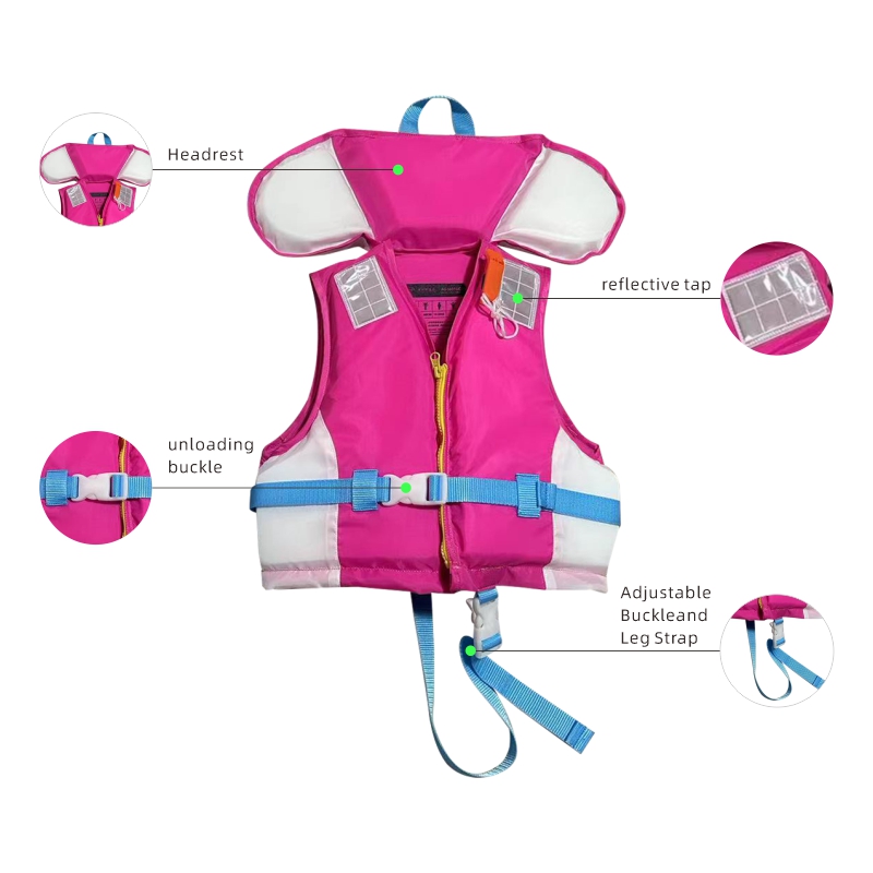 Fishing Equipment For Kids - เสื้อชูชีพสำหรับเด็ก, เสื้อชูชีพสำหรับเด็กเสื้อชูชีพสำหรับเด็กชุดว่ายน้ำเด็กหญิงเด็กชาย Swimwear15-35kg ลอยน้ำได้50N ฝึกว่ายน้ำพร้อมหมอนรองคอ
