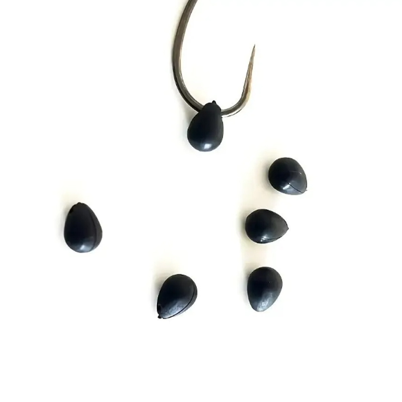 Tungsten Sinkers - ลูกตุ้มตกปลาแบบติดเบ็ด 10 ชิ้น ทำจากทังสเตน น้ำหนัก 0.42