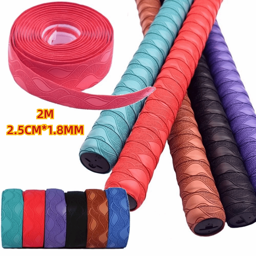 Fishing Rod Wrap Tape - ที่พันด้ามไม้เทนนิส 2M รุ่นใหม่ ป้องกันการลื่น ดูดซับเหงื่อ ป้องกันการลื่นไถล