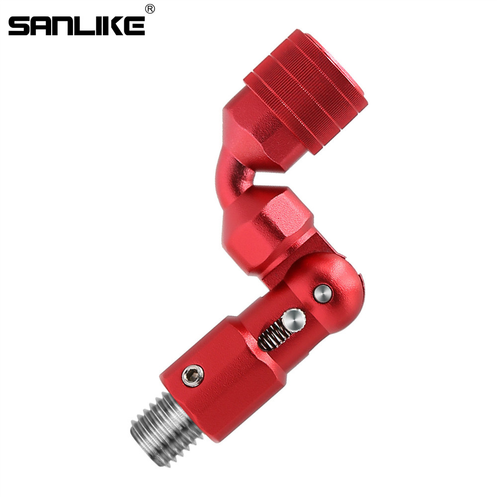 Fishing Swivel Connector - Sanlike ข้อต่อหัวแบบพับได้1/2นิ้ว, หัวเชื่อมต่อแบบปลดเร็วมาตรฐานสำหรับอแดปเตอร์อะลูมินัมอัลลอยหัว