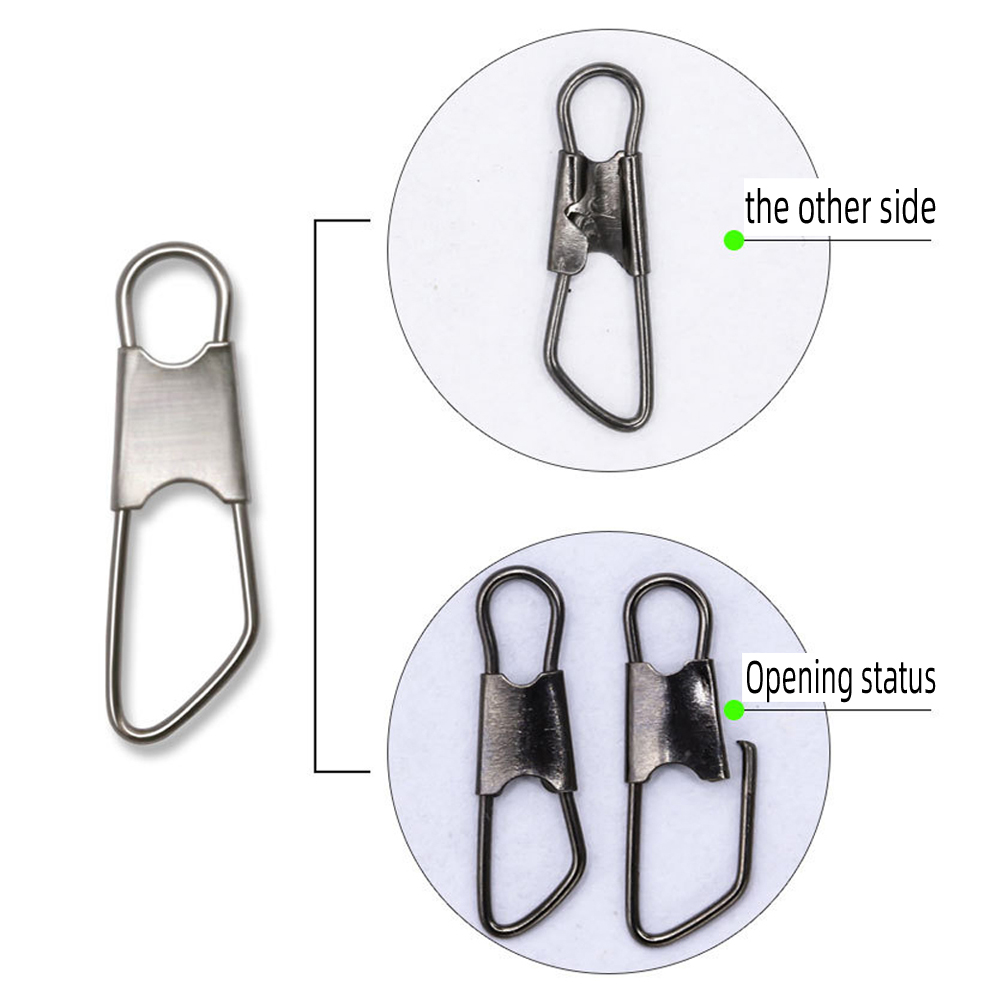 DNDYUJU ชุด 100 ชิ้น ข้อต่อเหย - Fishing Swivel Connector บทวิจารณ์และราคา
