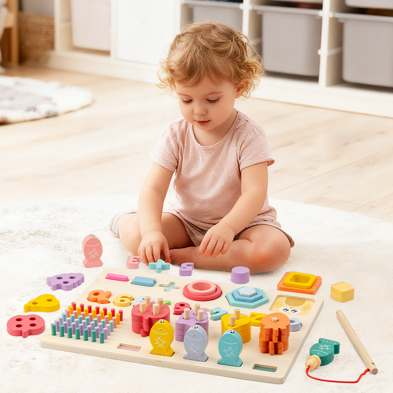 กระดานลอการิทึมไม้เอนกประสงค์, - Fishing Equipment For Kids บทวิจารณ์และราคา