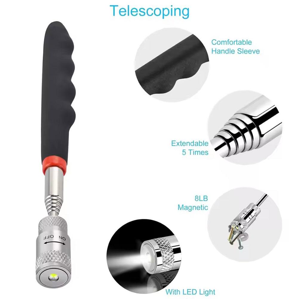 ปากกาแม่เหล็กแบบยืดหดได้พร้อมไ - Telescopic Fishing Rod บทวิจารณ์และราคา