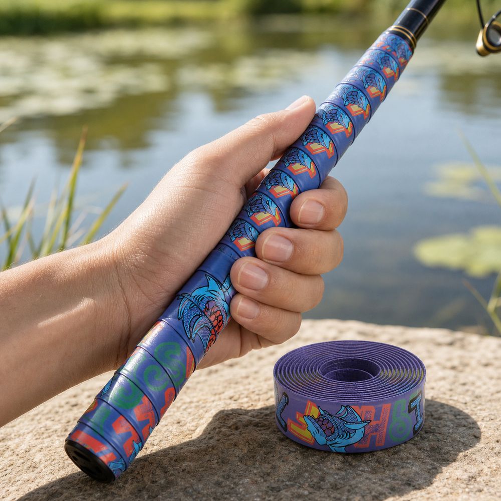 แผ่นกันลื่นสำหรับด้ามไม้แบดมิน - Fishing Rod Wrap Tape บทวิจารณ์และราคา