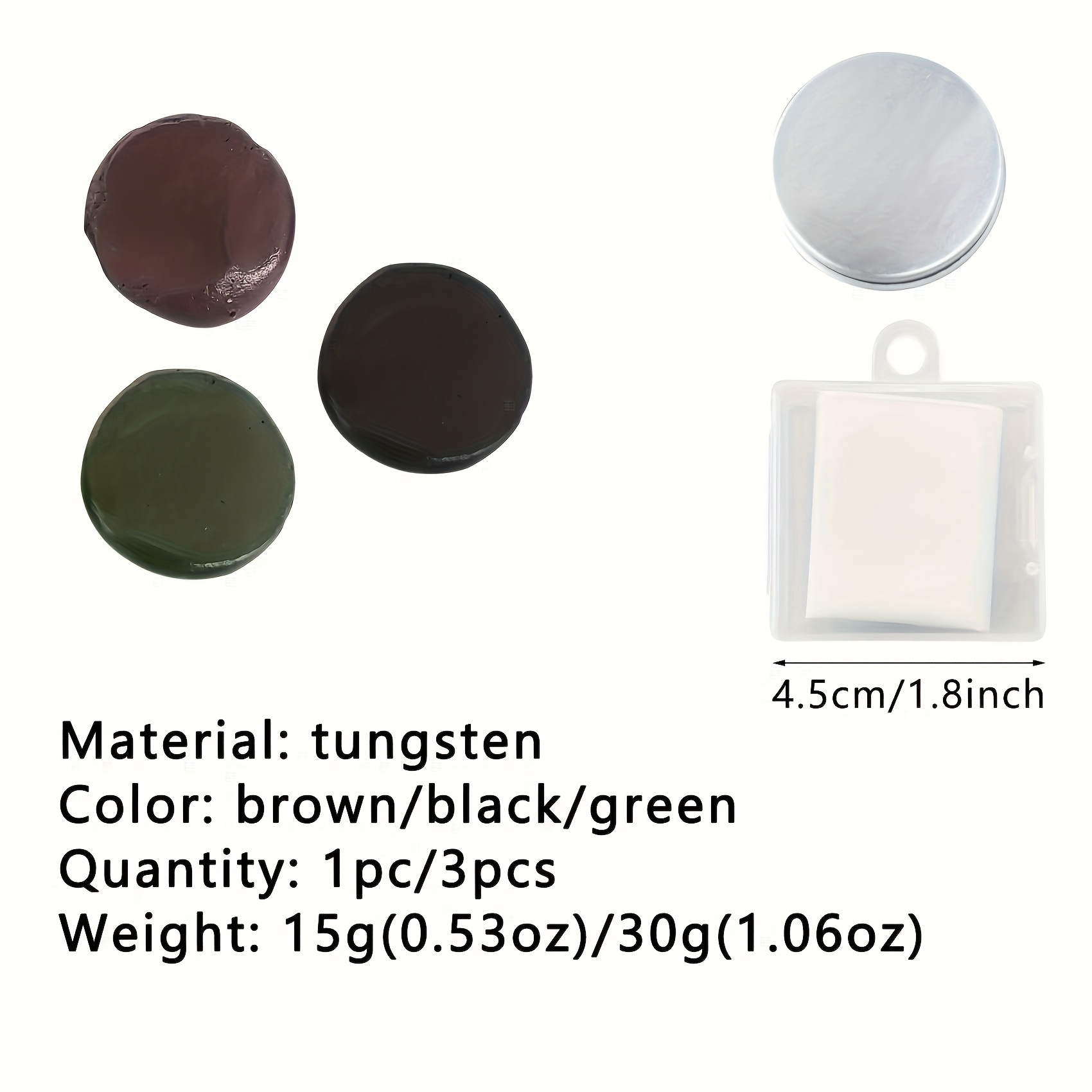 ทังสเตนฉาบ 0.5 ออนซ์ (15 กรัม) - Tungsten Sinkers บทวิจารณ์และราคา