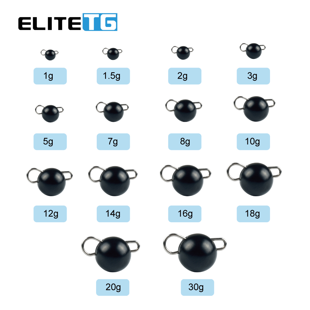 ตุ้มตกปลา Elite TG 10 ชิ้น สีด - Tungsten Sinkers บทวิจารณ์และราคา