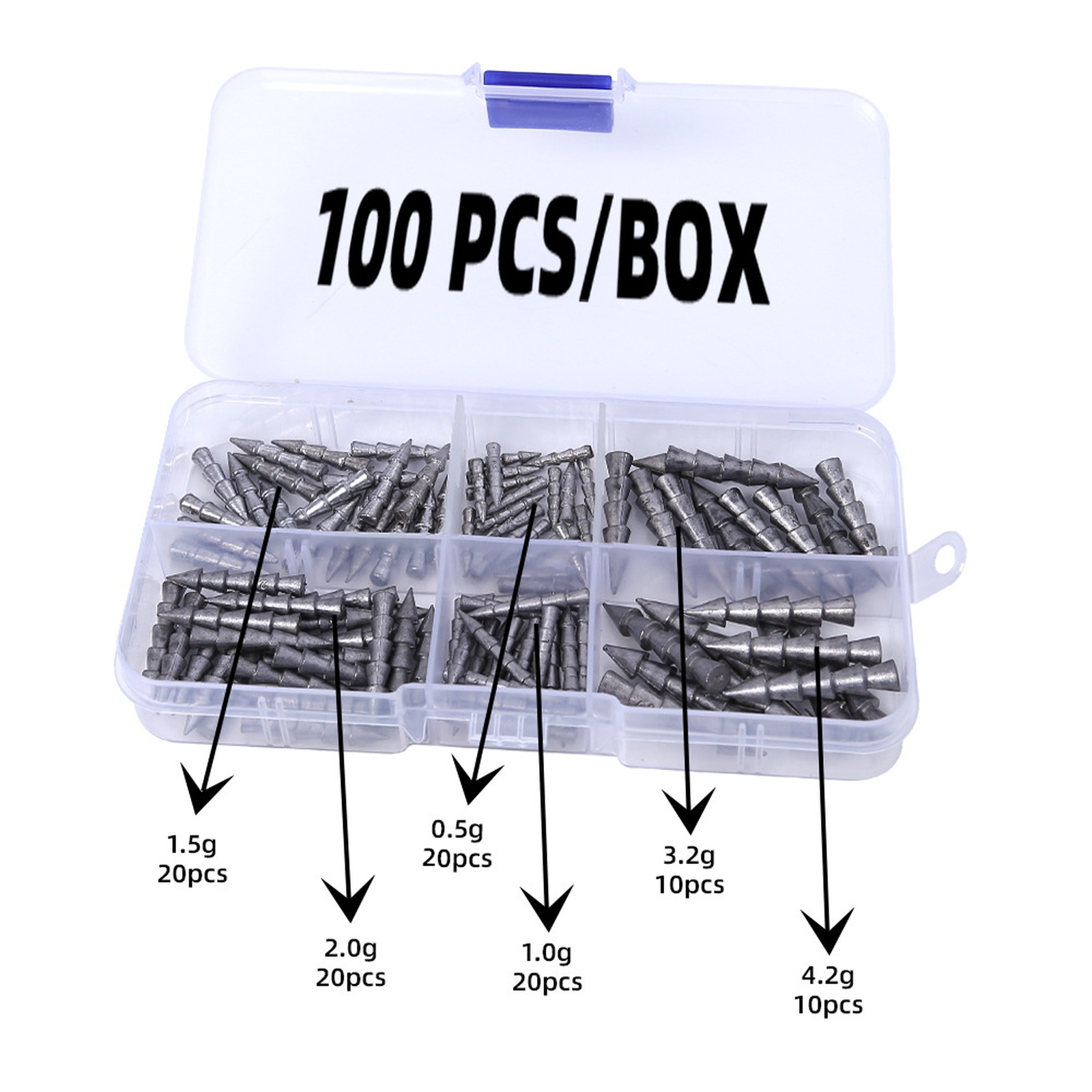 ชุดถ่วงน้ำหนักตกปลาทังสเตน 100 - Tungsten Sinkers บทวิจารณ์และราคา