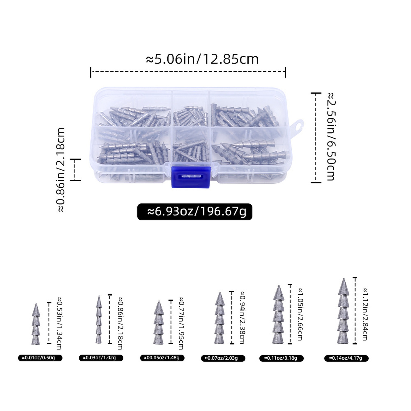 ชุดถ่วงน้ำหนักตกปลาทังสเตน 100 - Tungsten Sinkers บทวิจารณ์และราคา