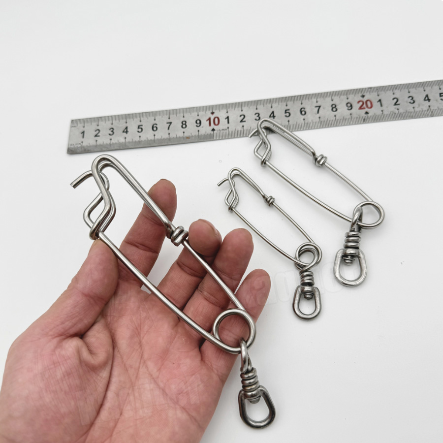 ตะขอเกี่ยวสายยาวสแตนเลส 10 ชิ้ - Fishing Swivel Connector บทวิจารณ์และราคา