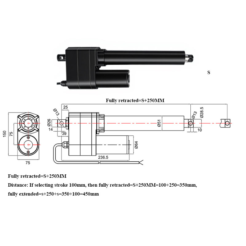 มอเตอร์กระตุ้นแบบเส้นตรง DC 12 - Telescopic Fishing Rod บทวิจารณ์และราคา