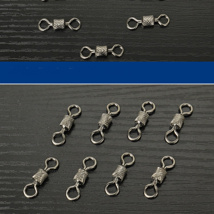 100PCS ตกปลาหมุนหมุนตัวเชื่อมต - Fishing Swivel Connector บทวิจารณ์และราคา