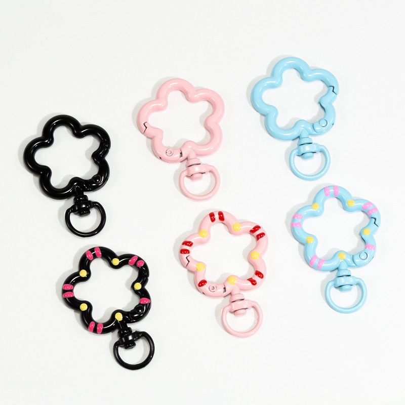 5pcs ดอกไม้โลหะ Lobster Claw C - Fishing Swivel Connector บทวิจารณ์และราคา