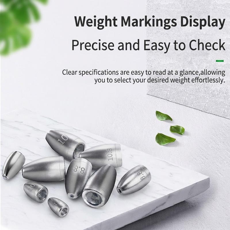 ตะกั่วตกปลาแบบอัลลอยด์ปลอดสารต - Tungsten Sinkers บทวิจารณ์และราคา