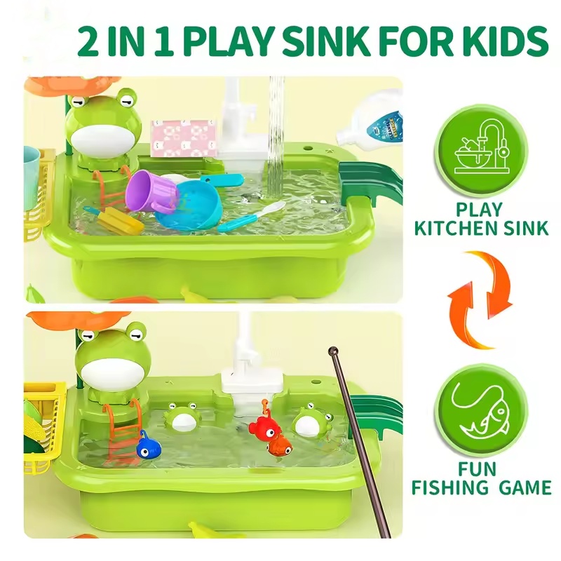 อ่างล้างจานเด็กแบบใหม่พร้อมเคร - Fishing Equipment For Kids บทวิจารณ์และราคา