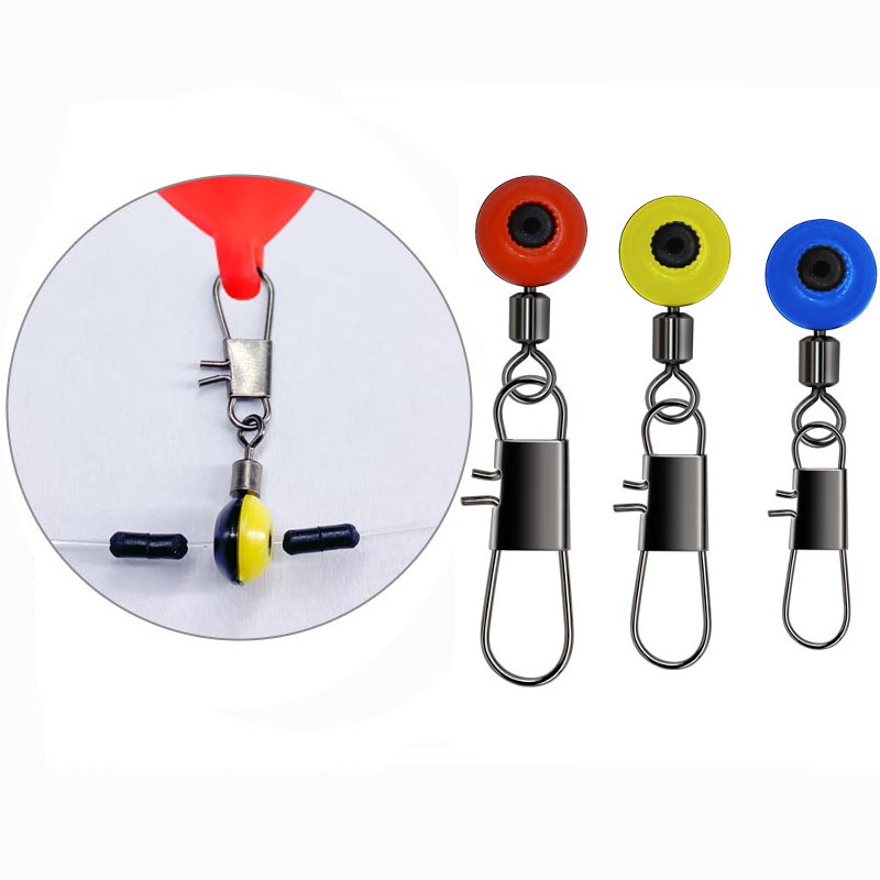 50ชิ้น/ล็อตตกปลาลอย Bobber หยุ - Fishing Swivel Connector บทวิจารณ์และราคา