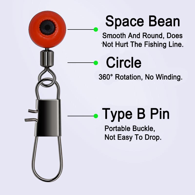 50ชิ้น/ล็อตตกปลาลอย Bobber หยุ - Fishing Swivel Connector บทวิจารณ์และราคา