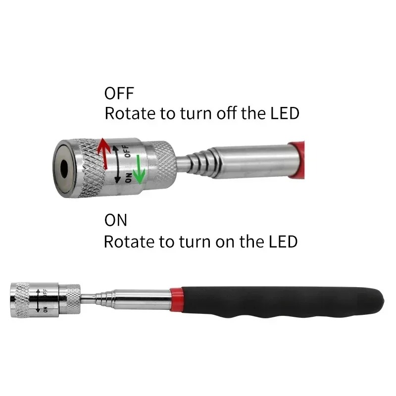 ปากกาแม่เหล็กแบบยืดหดได้พร้อมไ - Telescopic Fishing Rod บทวิจารณ์และราคา