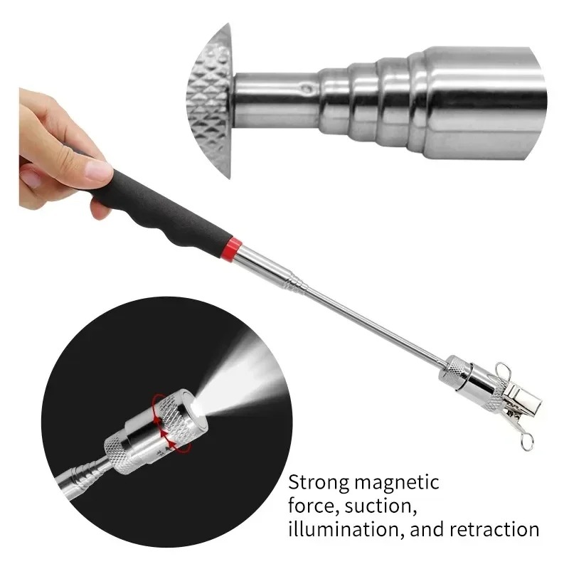 ปากกาแม่เหล็กแบบยืดหดได้พร้อมไ - Telescopic Fishing Rod บทวิจารณ์และราคา