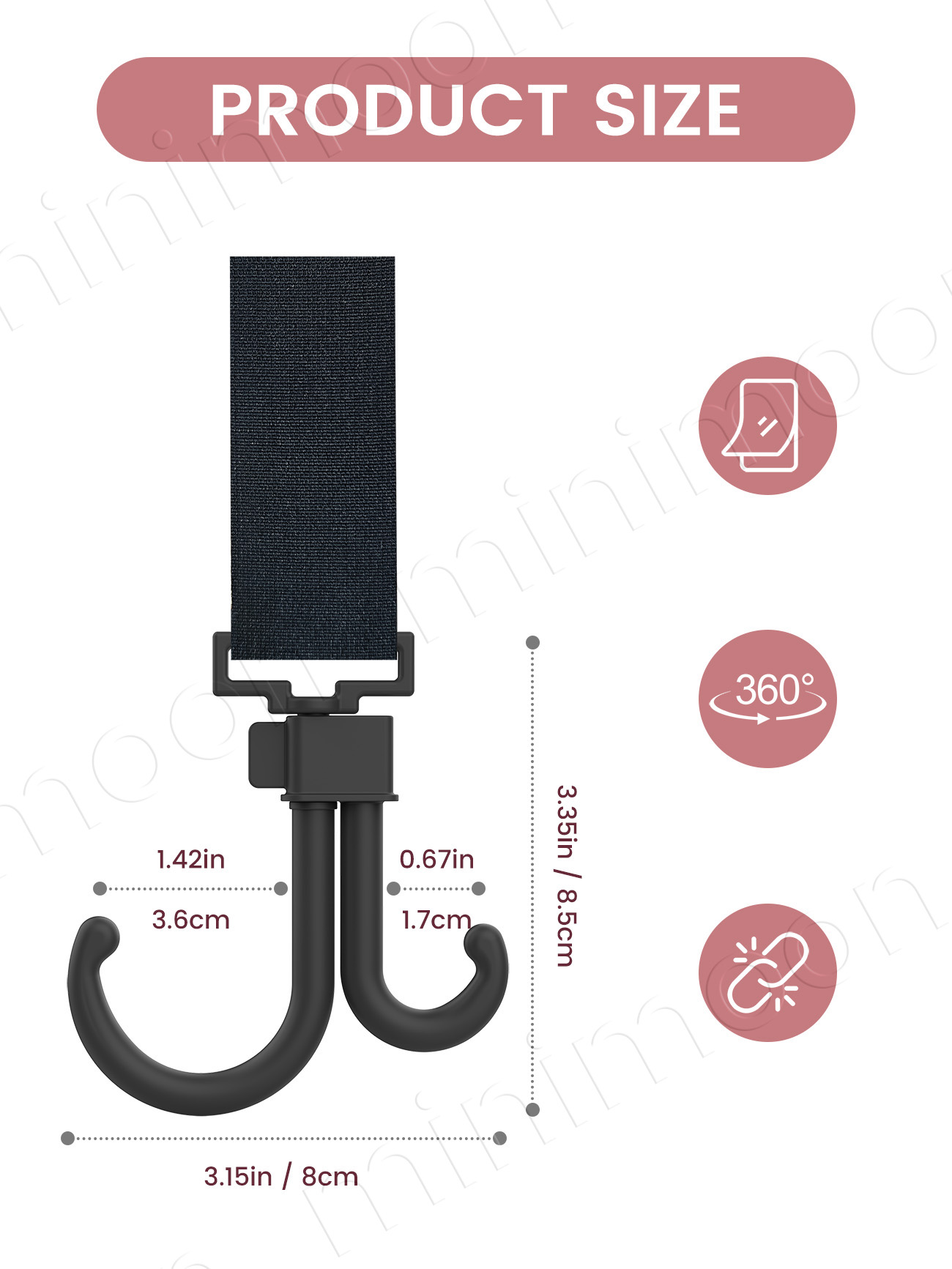 360 °   ตะขอแขวนรถเข็นเด็กแบบห - Fishing Swivel Connector บทวิจารณ์และราคา