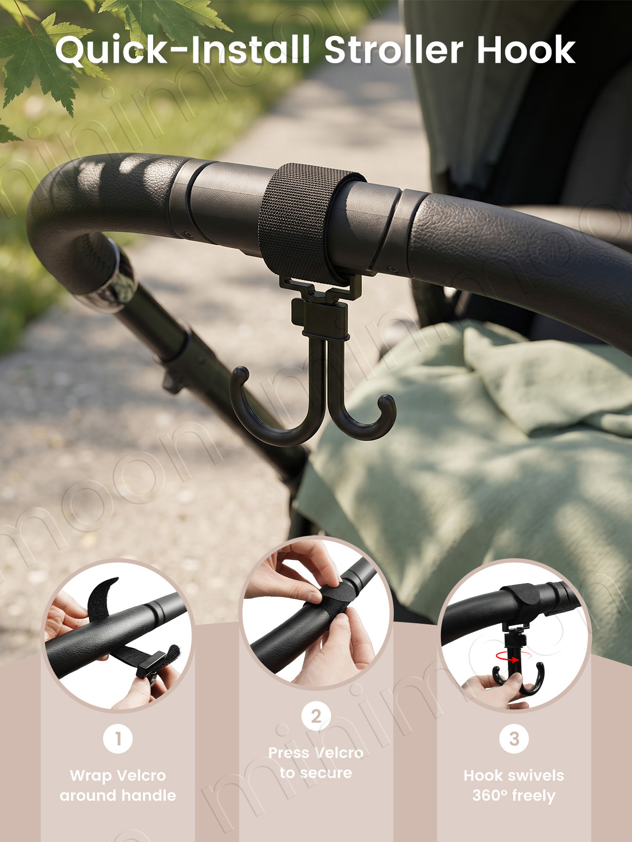 360 °   ตะขอแขวนรถเข็นเด็กแบบห - Fishing Swivel Connector บทวิจารณ์และราคา