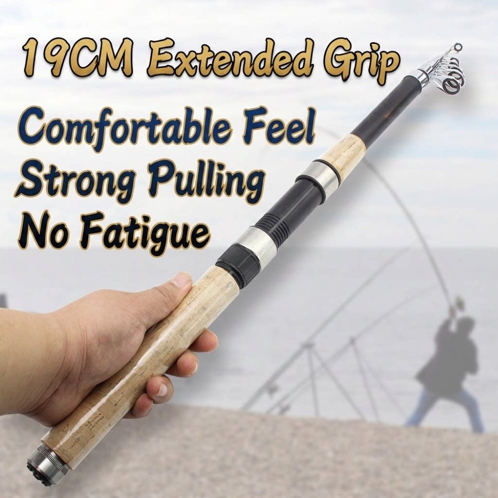 คันเบ็ดตกปลาไฟเบอร์กลาสแบบยืดห - Telescopic Fishing Rod บทวิจารณ์และราคา